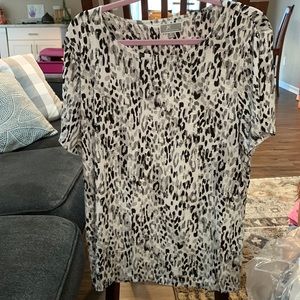 Womens animal print top